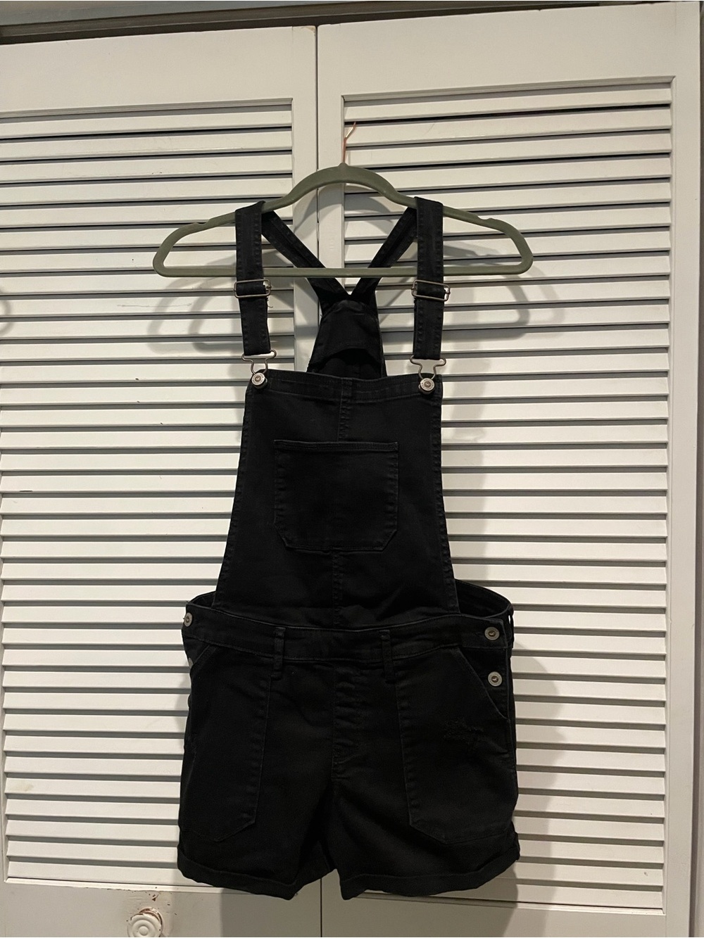 Hollister Black Short Women’s Overalls